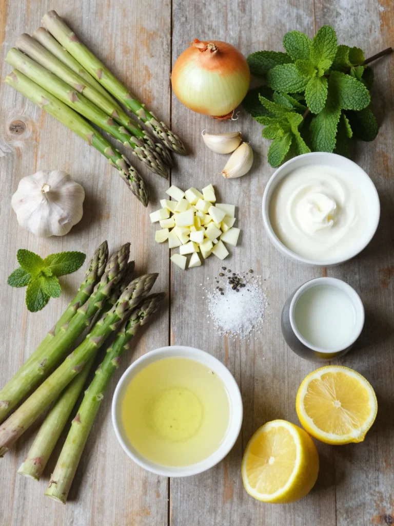 Asparagus Mint Soup