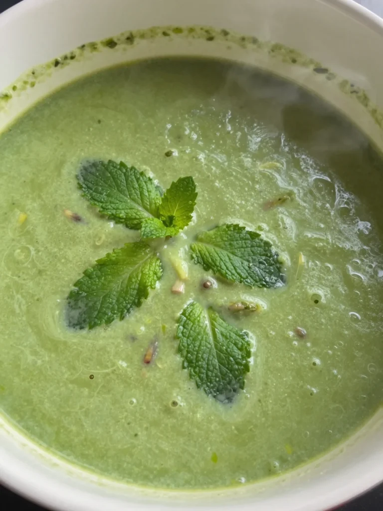 Asparagus Mint Soup