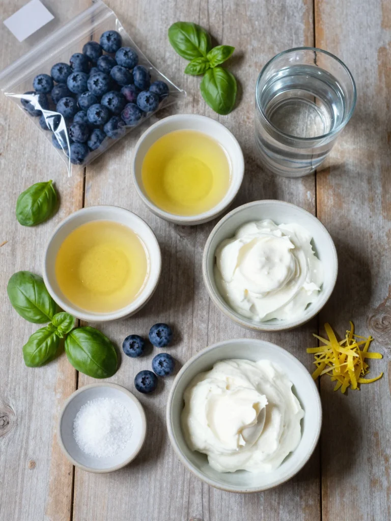 Blueberry Basil Soup