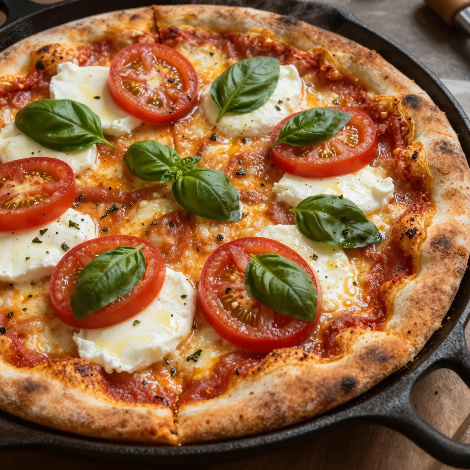 Caprese Skillet Pizza