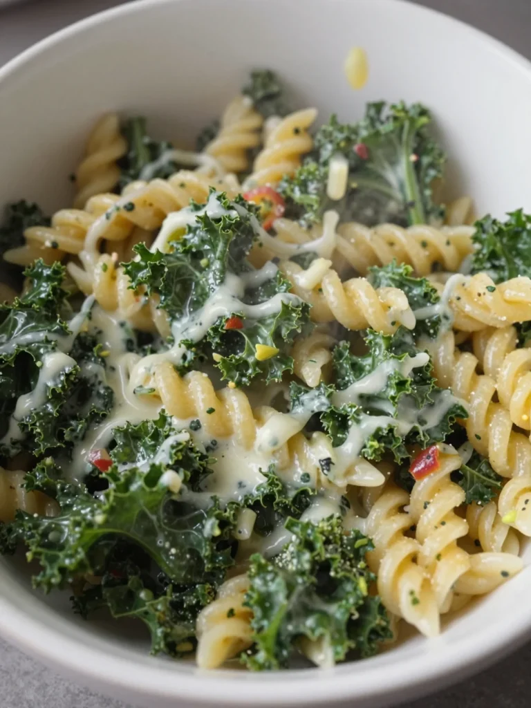 Creamy Kale Pasta Salad
