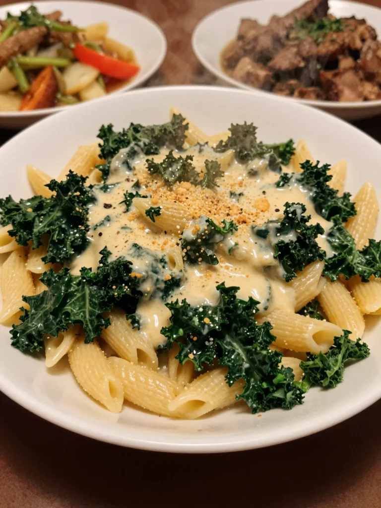 Creamy Kale Pasta Salad