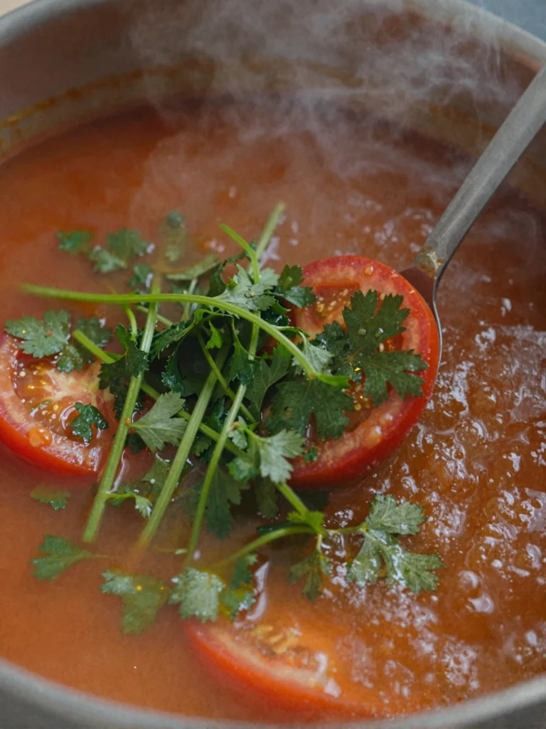 Fresh Herb Tomato Soup