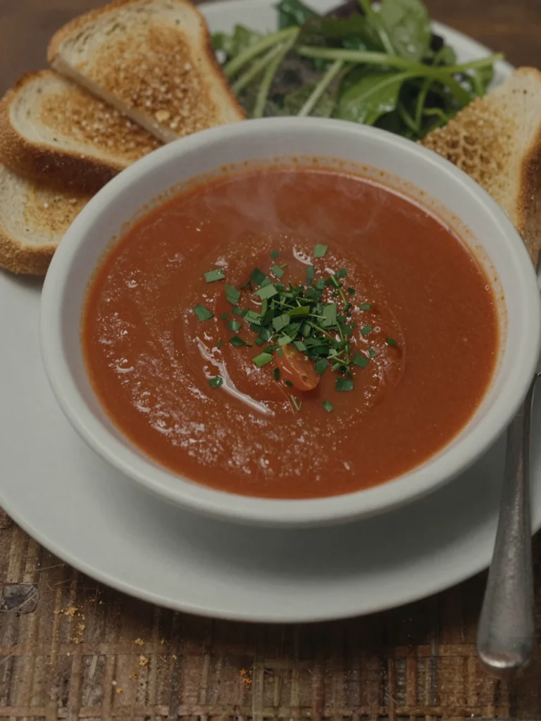Fresh Herb Tomato Soup