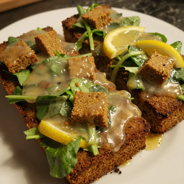 Gingerbread Loaves Lemon Glaze Salad