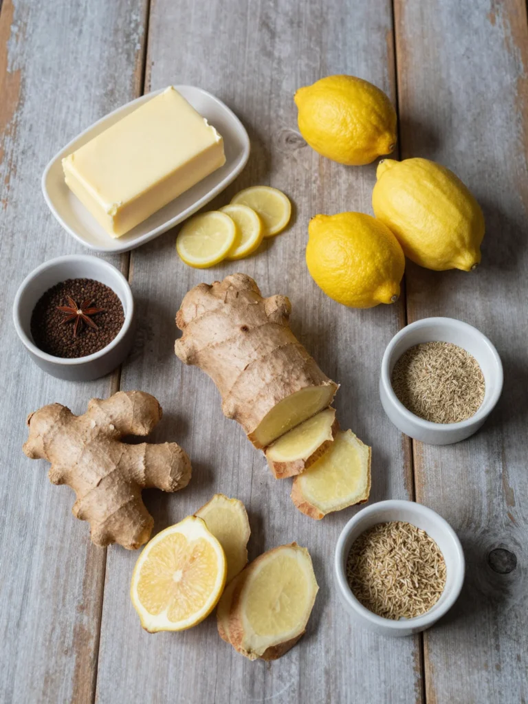 Gingerbread Loaves Lemon Glaze Salad