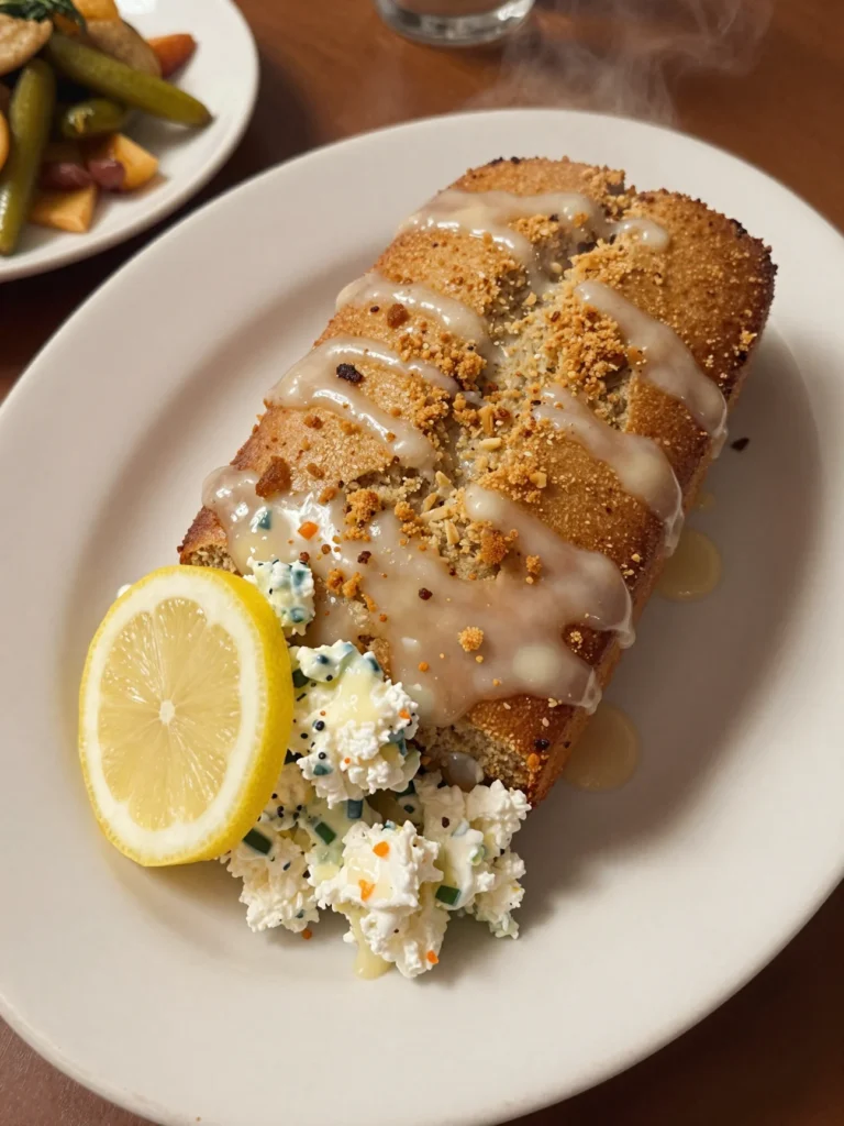Gingerbread Loaves Lemon Glaze Salad