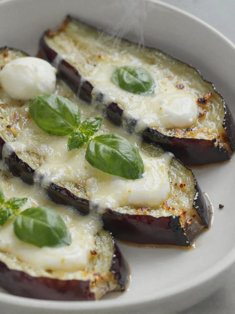 Grilled Eggplant Pizza