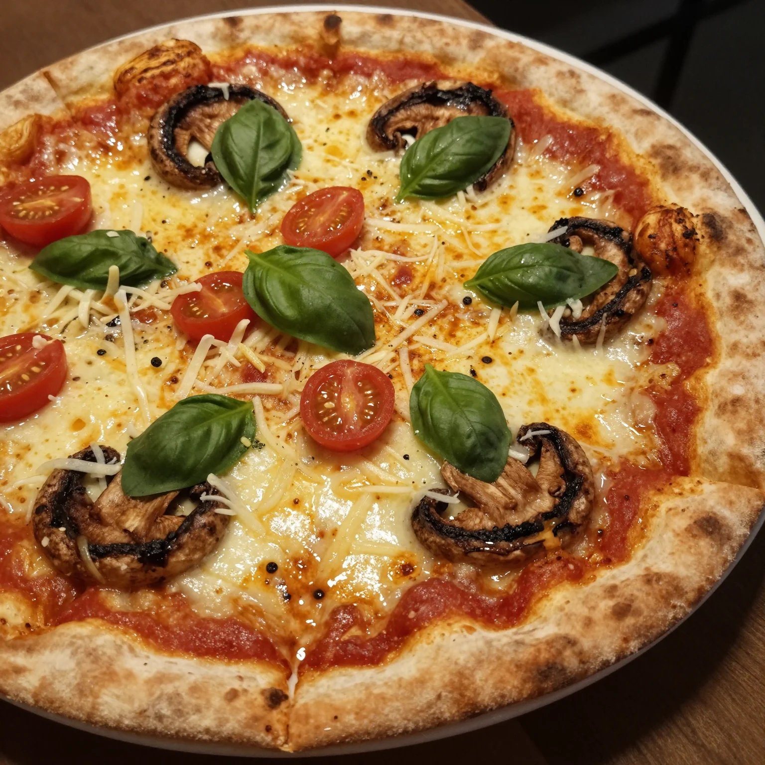 Grilled Portobello Pizza