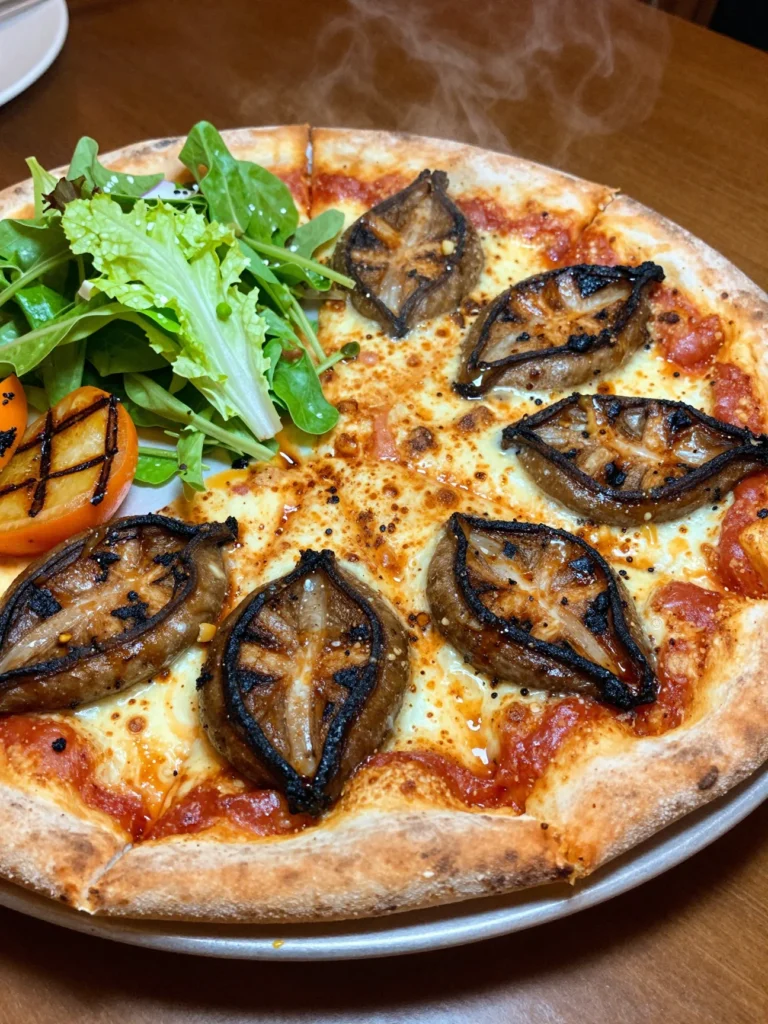 Grilled Portobello Pizza