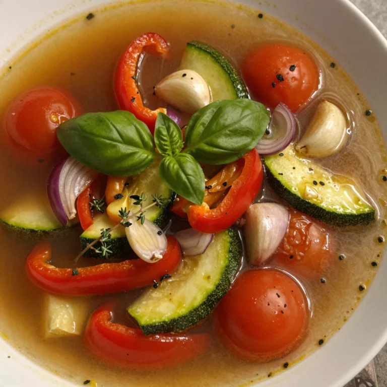 Grilled Veggie Soup