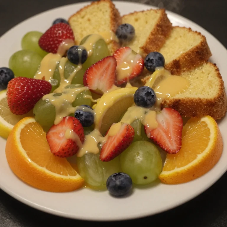 Honey Butter Lemon Cake Salad