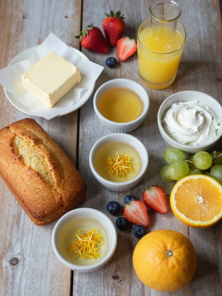 Honey Butter Lemon Cake Salad