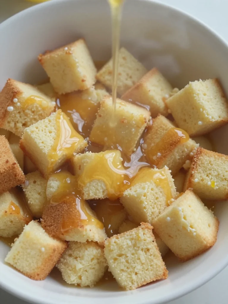 Honey Butter Lemon Cake Salad
