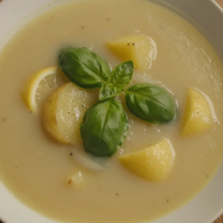 Lemon Basil Soup