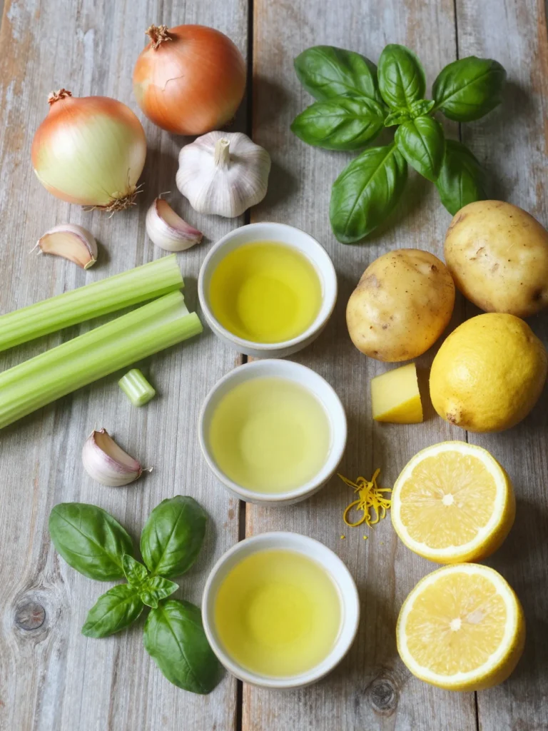Lemon Basil Soup
