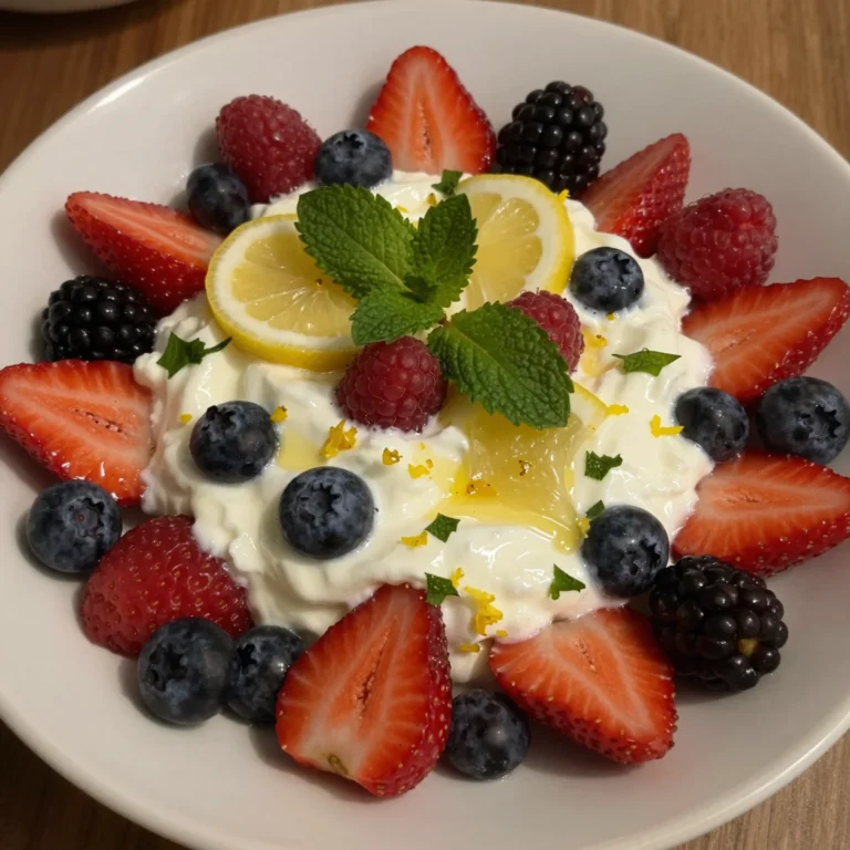 Lemon Berry Smoothie Salad