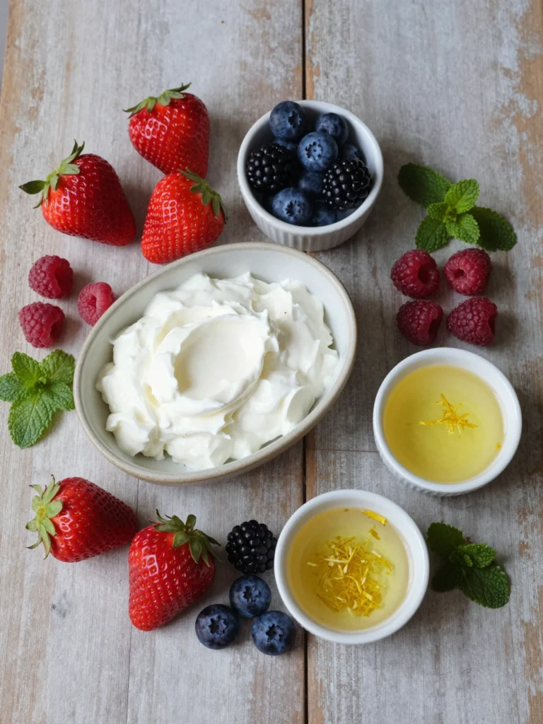 Lemon Berry Smoothie Salad
