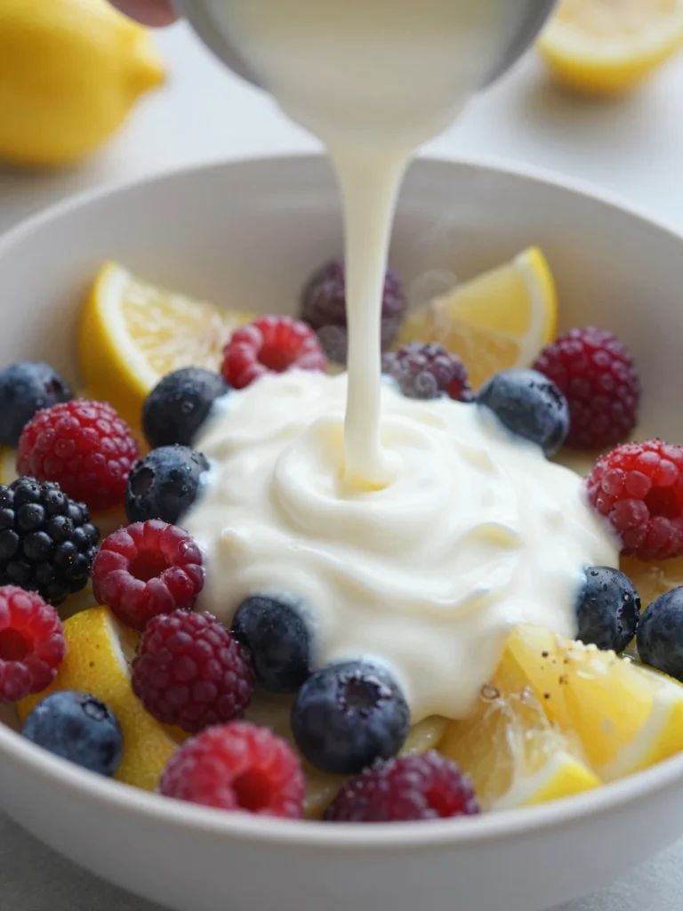 Lemon Berry Smoothie Salad