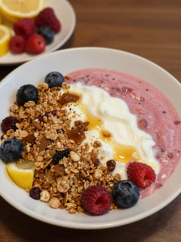 Lemon Berry Smoothie Salad