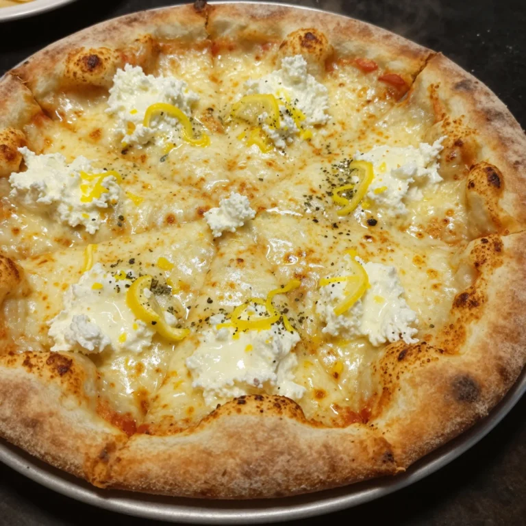 Lemon Ricotta White Pizza