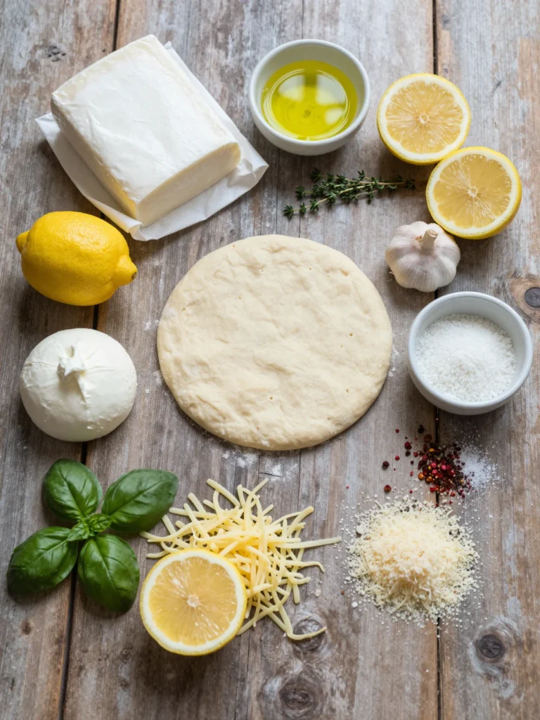 Lemon Ricotta White Pizza
