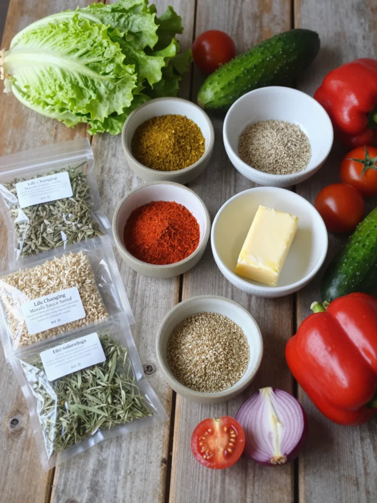 Life Changing Masala Sauce Salad