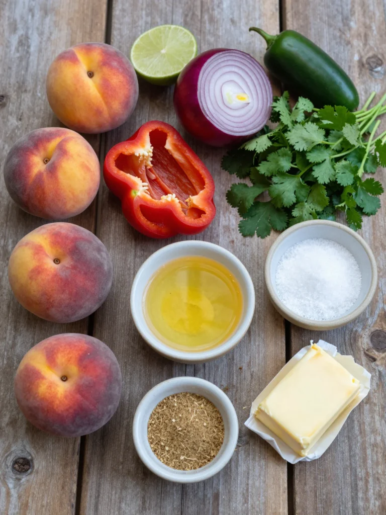Peach Salsa Soup