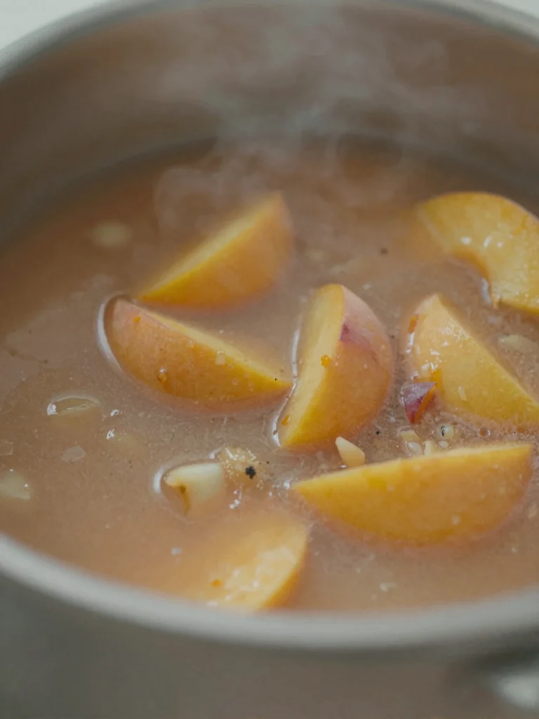 Peach Salsa Soup