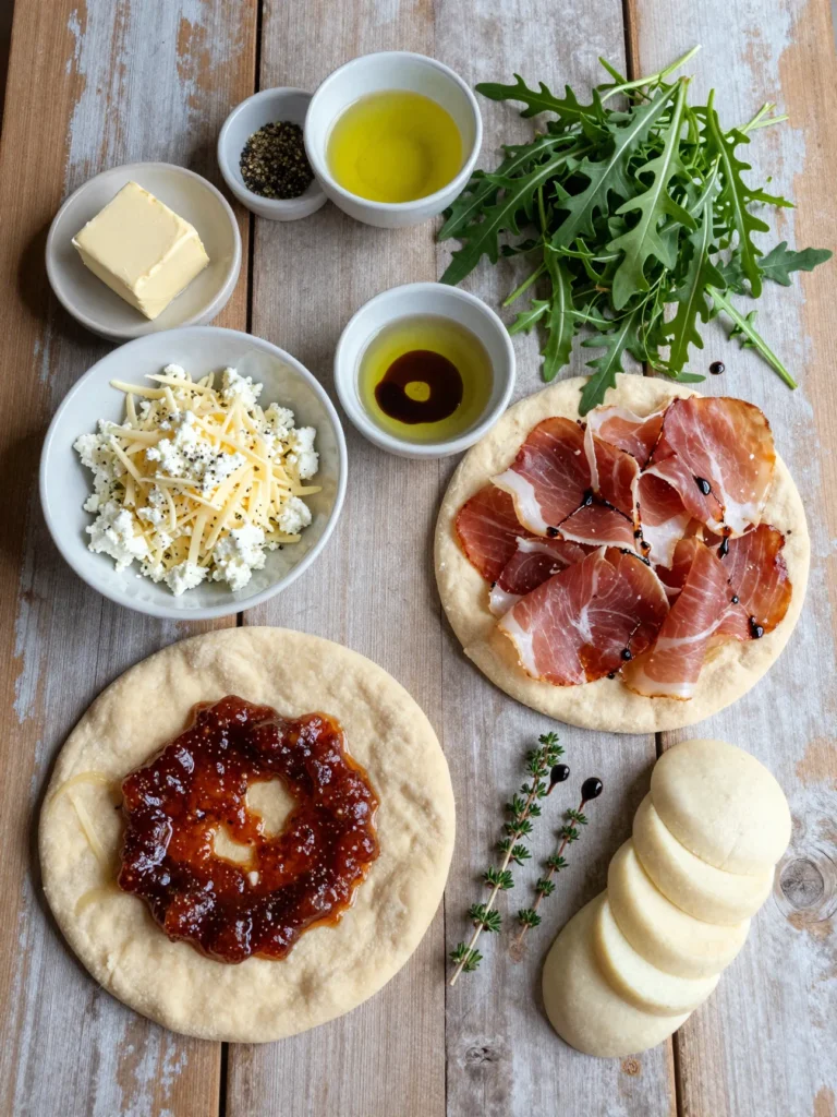 Prosciutto Fig Jam Pizza