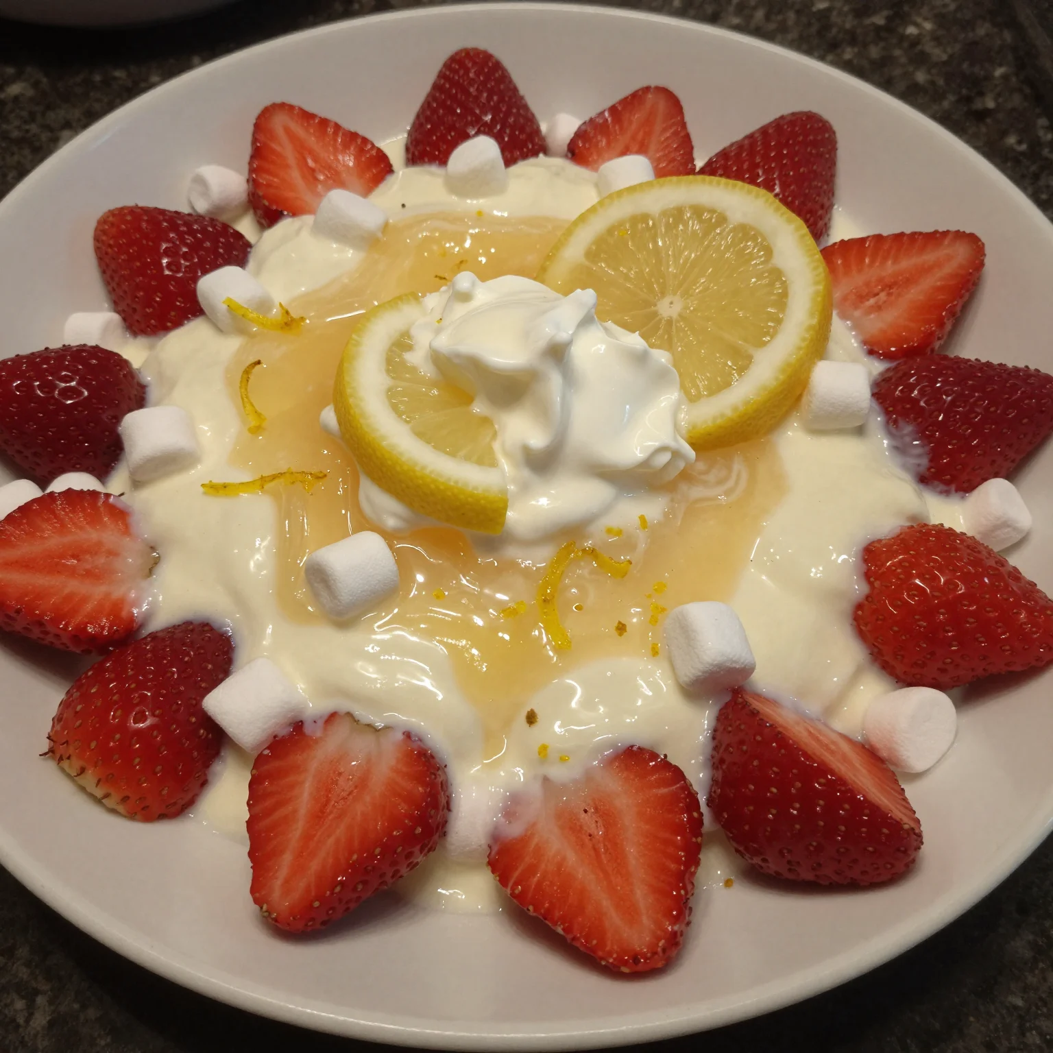 Real Strawberry Lemonade Salad