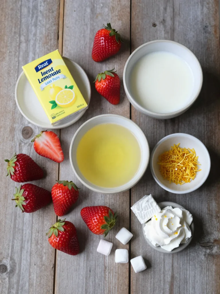 Real Strawberry Lemonade Salad