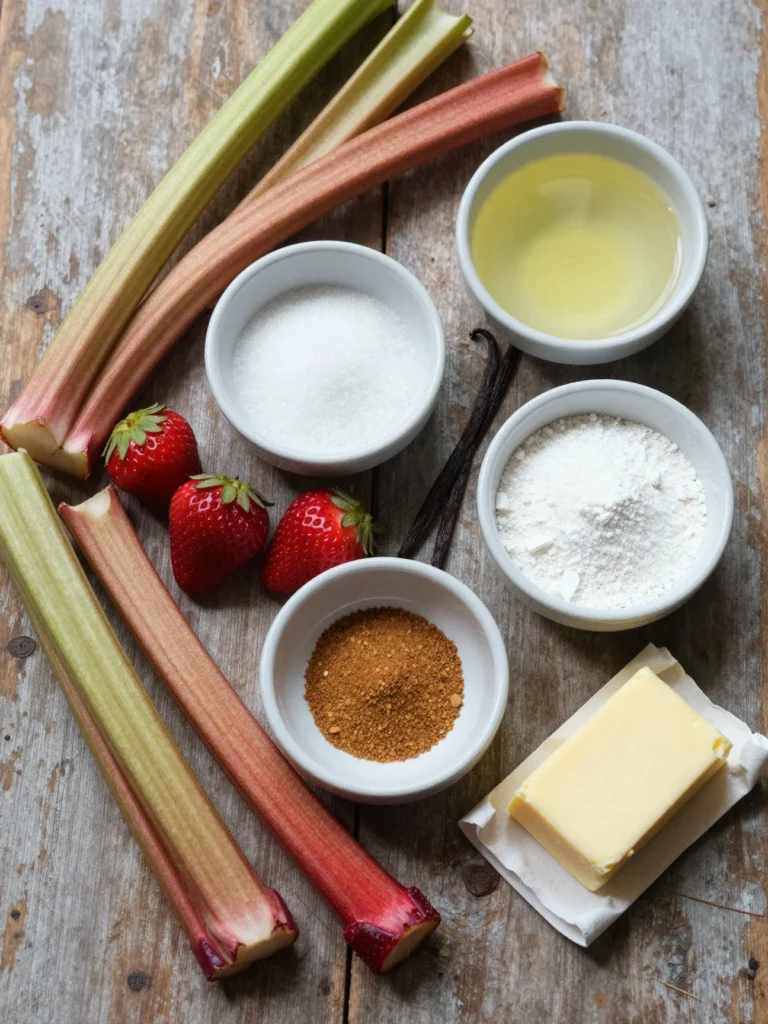 Rhubarb Strawberry Soup