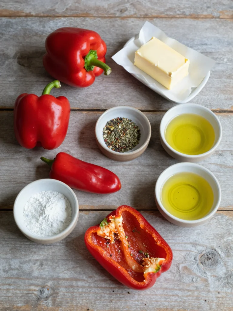Roasted Pepper Pesto Pizza