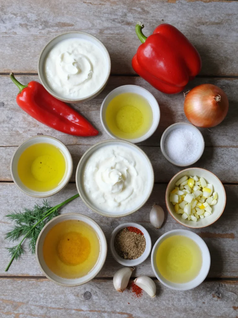 Roasted Pepper Yogurt Soup