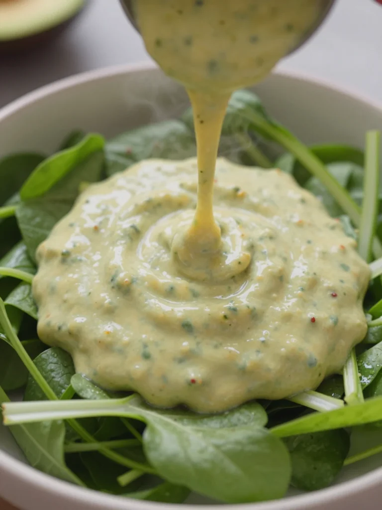 Spicy Southwestern Avocado Dressing Salad