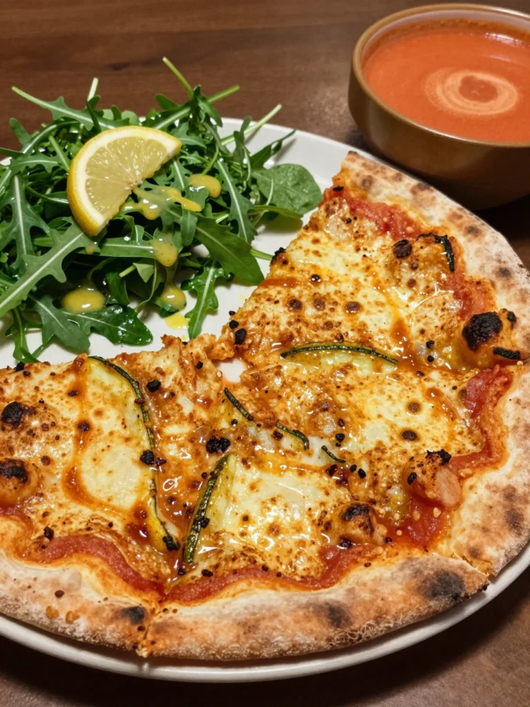 Summer Squash Flatbread Pizza