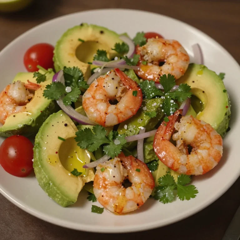 Super Quick Avocado Shrimp Salad