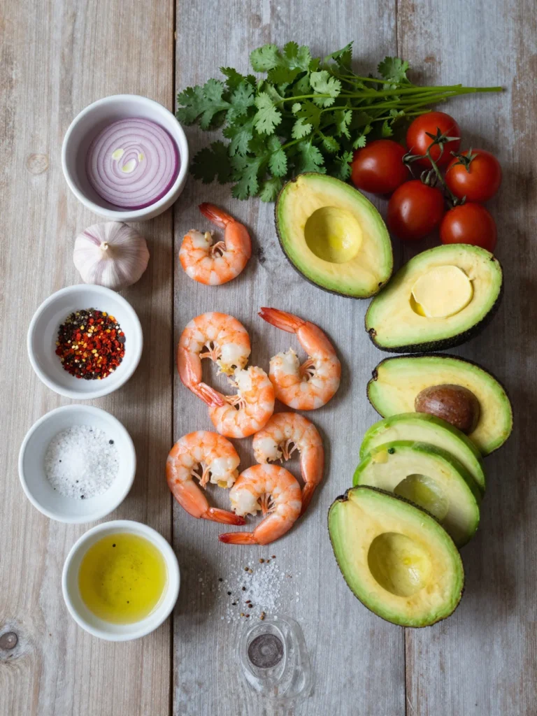 Super Quick Avocado Shrimp Salad