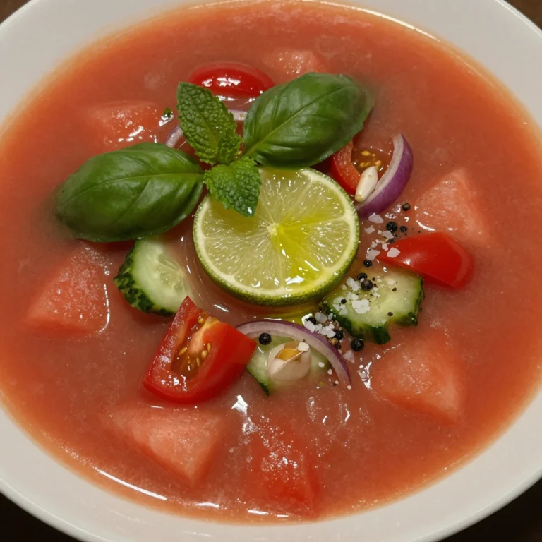 Tomato Watermelon Soup