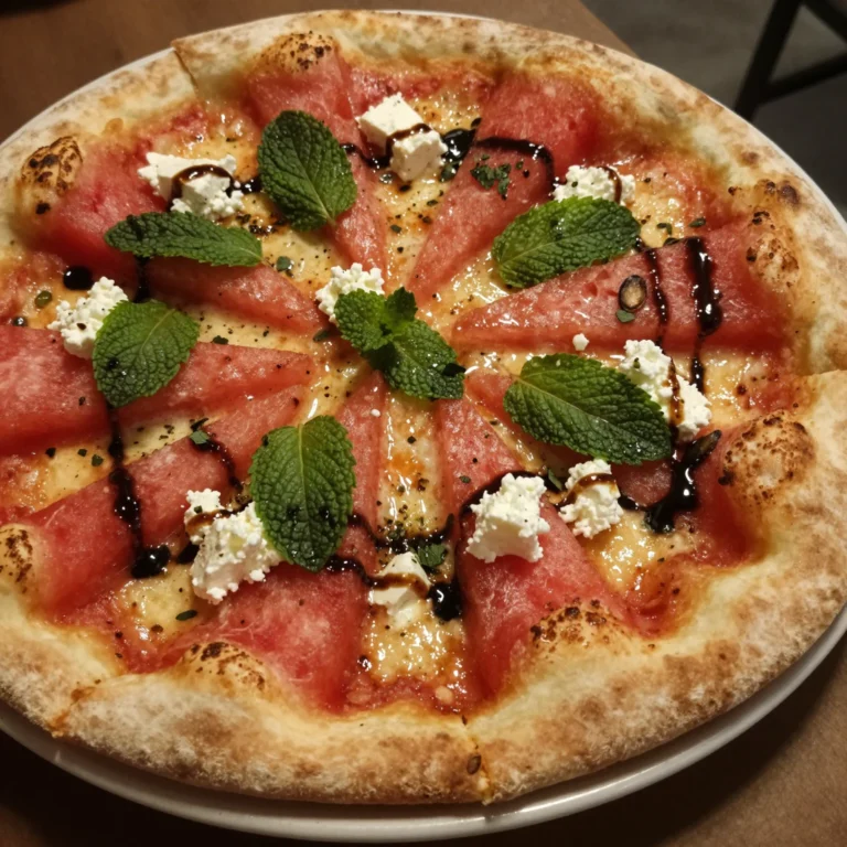 Watermelon Feta Pizza