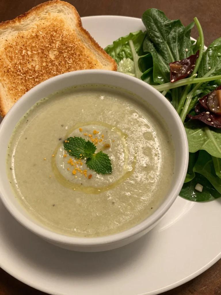 Zucchini Mint Soup
