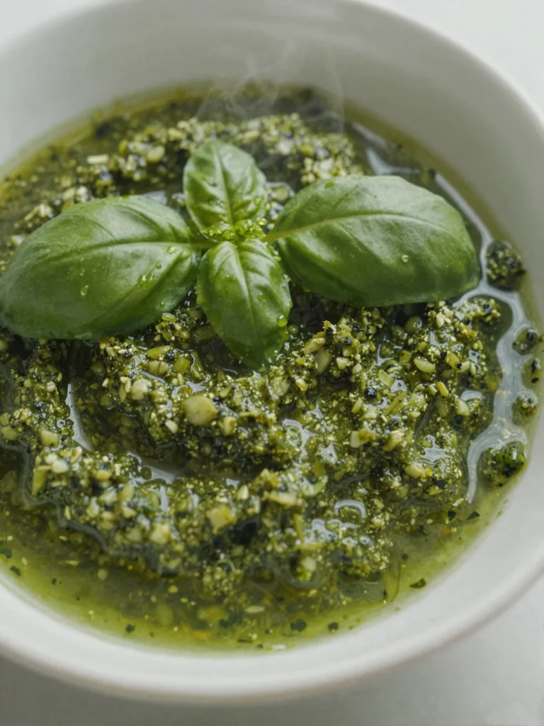 Zucchini Pesto Pizza
