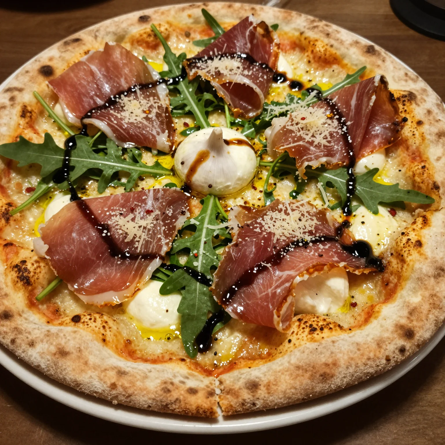 Arugula and Prosciutto Pizza