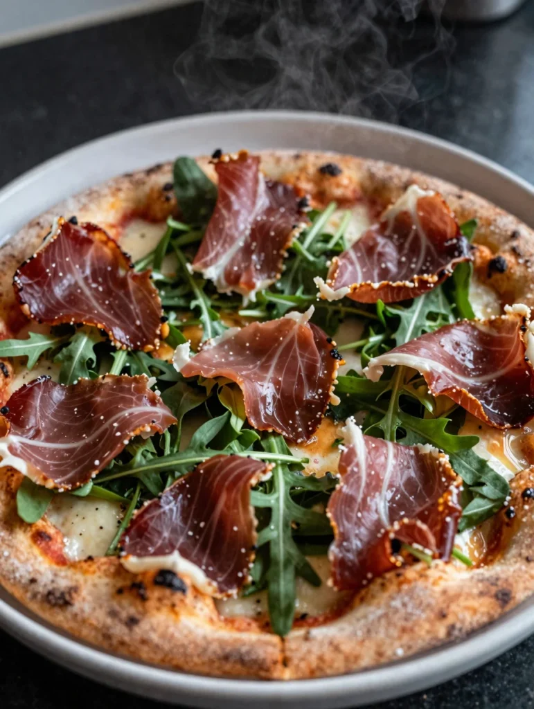 Arugula and Prosciutto Pizza