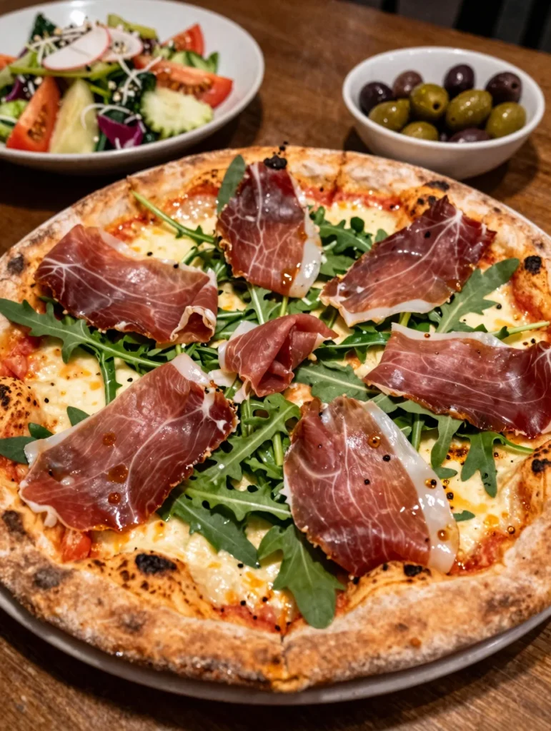 Arugula and Prosciutto Pizza