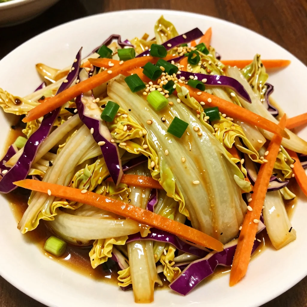 Asian Sesame Cabbage Salad