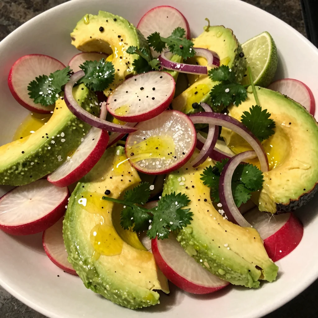 Avocado and Radish Salad