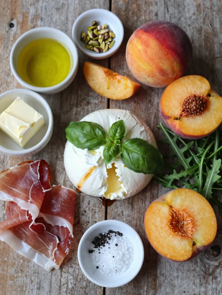 Burrata Salad with Peaches