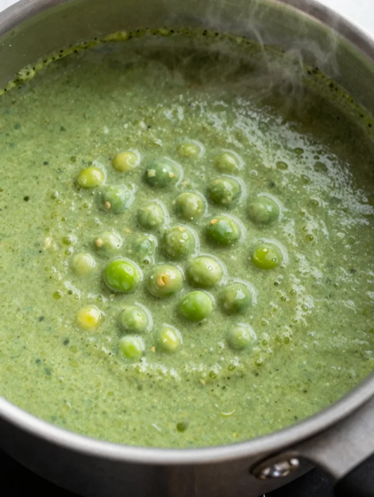 Chilled Pea Mint Soup